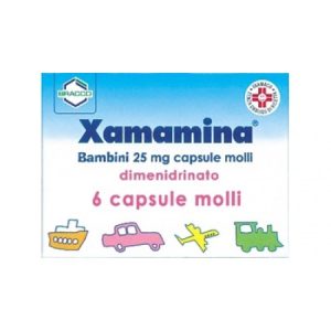 XAMAMINA MAL DI VIAGGIO*BB 6 cps molli 25 mg