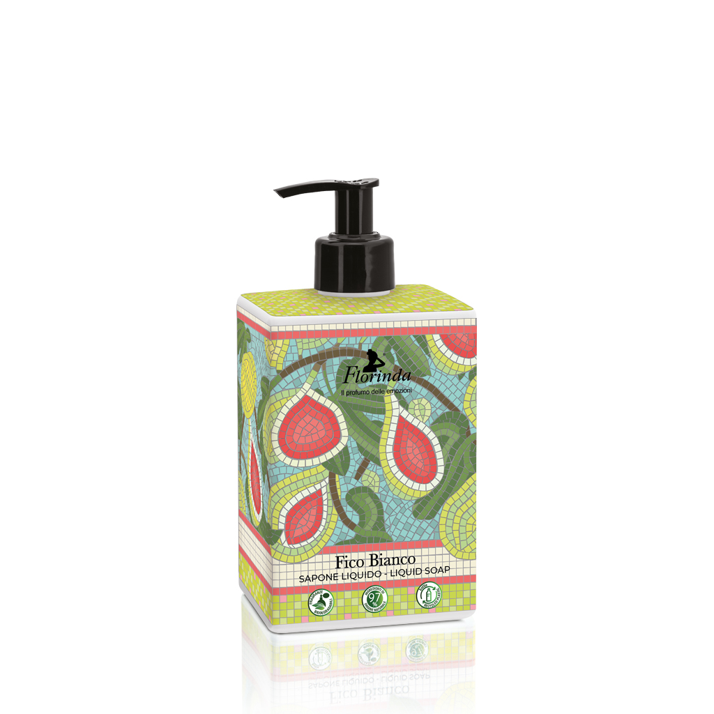 LA DISPENSA SAPONE LIQUIDO 500 ML FICO BIANCO MOSAICO OLIO OLIVA