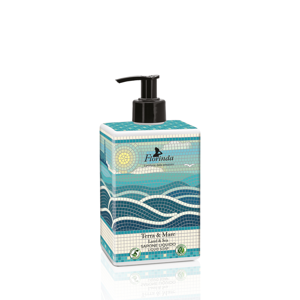 LA DISPENSA TERRA&MARE MOSAICO CON OLIO DI OLIVA SAPONE LIQUIDO 500 ML
