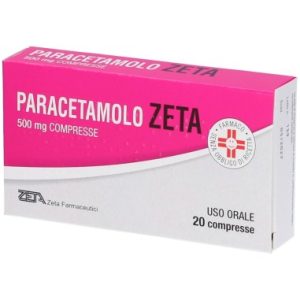 PARACETAMOLO (ZETA FARMACEUTICI)*20 cpr 500 mg