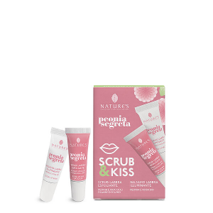 NATURE'S PEONIA SEGRETA KIT SCRUB & KISS 10+10 ML EDIZIONE LIMITATA